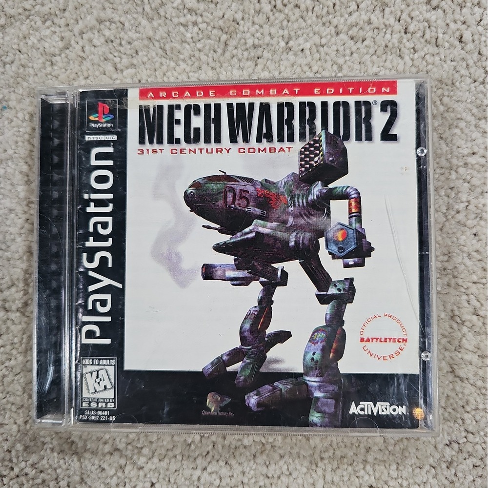Sony Play Station Mech Warrior 2 PS1 Video Game